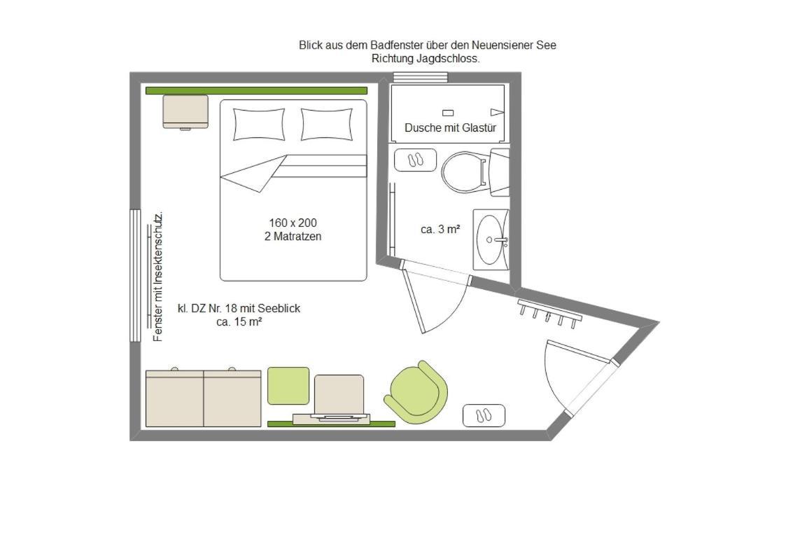 Ferienpension Seeblick Neuensien Exterior foto